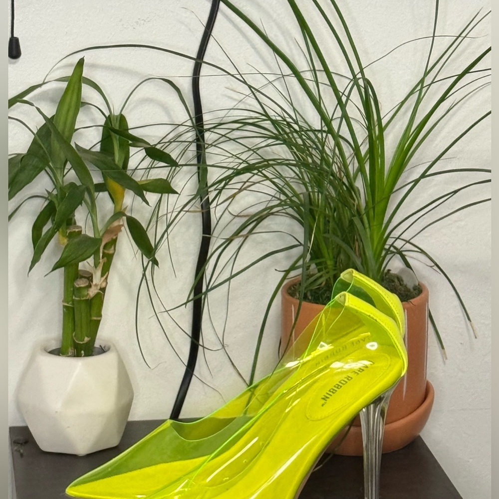Cape Robbin Neon Yellow Heels